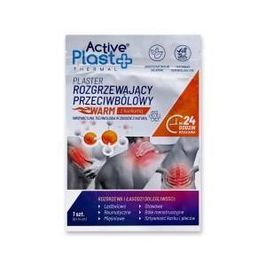 ACTIVE PLAST Plaster rozgrzewający przeciwbólowy z kurkumą, 1 szt