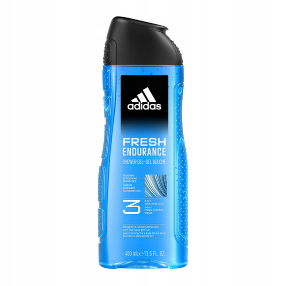 Adidas Fresh Endurance Clima Control żel pod prysznic 3 w 1 dla mężczyzn, 400 ml