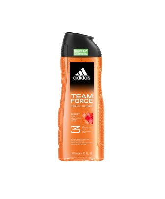 Adidas Team Force żel pod prysznic 3 w 1 dla mężczyzn, 400 ml