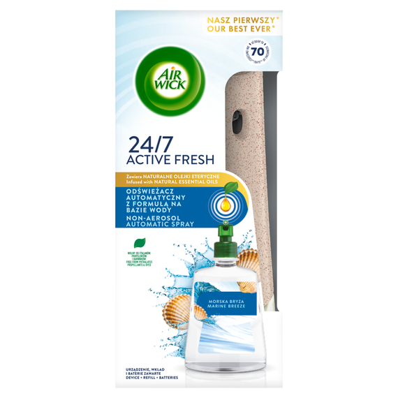 Air Wick Active Fresh Odświeżacz automatyczny morska bryza 228 ml