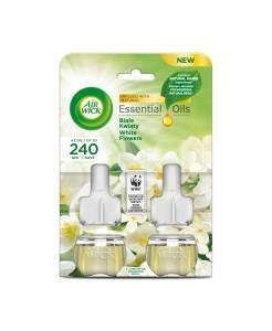 Air Wick Essential Oils Wkłady do elektrycznego odświeżacza białe kwiaty 2 x 19 ml