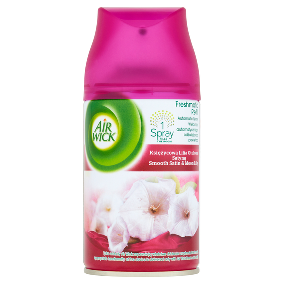 Air Wick Wkład do automatycznego odświeżacza powietrza Księżycowa lilia otulona satyną 250 ml