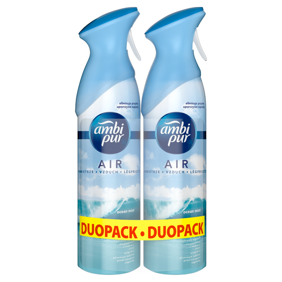 Ambi Pur Ocean Mist odświeżacz powietrza w sprayu 2x300ml