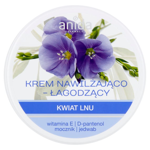 Anida Krem nawilżająco-łagodzący kwiat lnu 125 ml