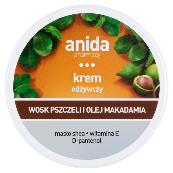 Anida Pharmacy Krem odżywczy wosk pszczeli olej makadamia 125 ml