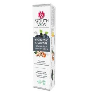 AyouthVeda Ayurvedic Charcoal Wybielająca pasta do zębów 100 g 