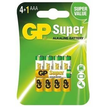 BATERIA SUPER ALKALINE AAA LR03 (4+1)