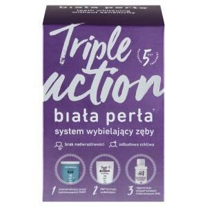 BIAŁA PERŁA TRIPLE ACTION, system wybielający do zębów 4 ml