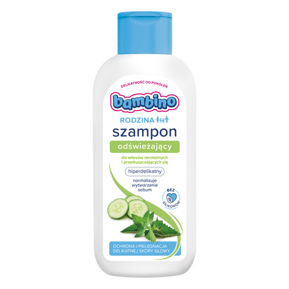 Bambino Rodzina Szampon odświeżający 400 ml