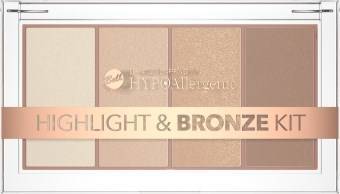 Bell Hypoallergenic Highlight & Bronze Kit Zestaw rozświetlaczy i bronzer