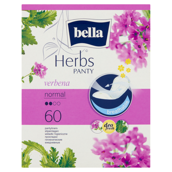 Bella Herbs Panty Verbena Normal Wkładki higieniczne 60 sztuk
