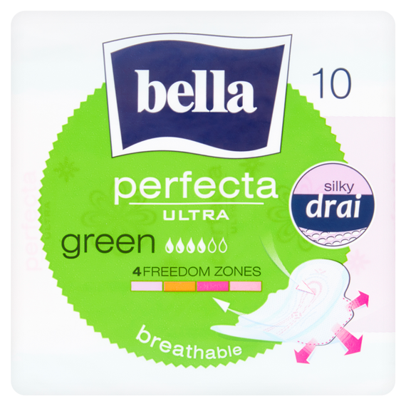 Bella Perfecta Ultra Green Podpaski higieniczne 10 sztuk