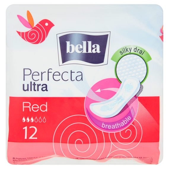 Bella Perfecta Ultra Red Podpaski higieniczne 12 sztuk