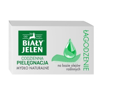 Biały Jeleń mydło w kostce naturalne ŁAGODZENIE 85g