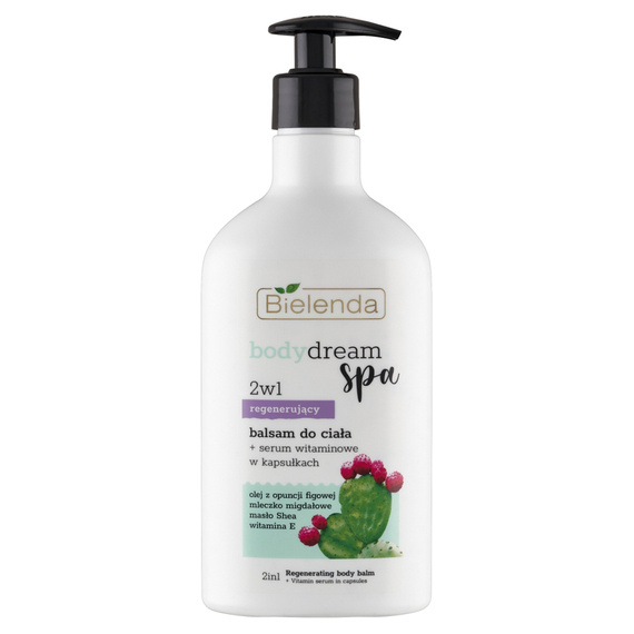 Bielenda Body Dream Spa 2w1 regenerujący balsam do ciała + serum witaminowe w kapsułkach 350ml