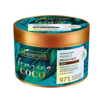 Bielenda Bronzing Coco Nawilżające masło brązujące ciało 200 ml