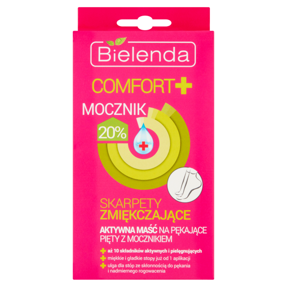 Bielenda Comfort+ Skarpetki zmiękczające mocznik 20% 2 x 6 ml