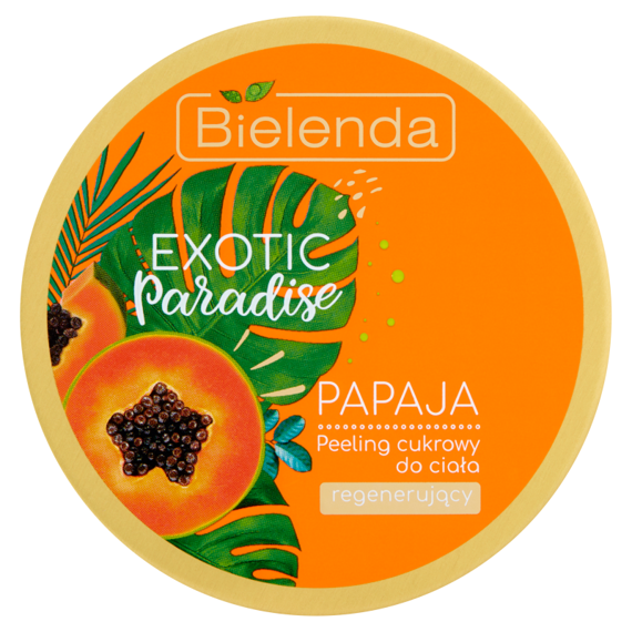 Bielenda Exotic Paradise Peeling cukrowy do ciała papaja 350 g