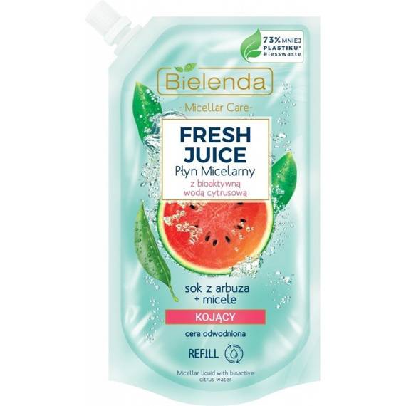 Bielenda Fresh Juice Płyn micelarny z bioaktywną wodą cytrusową sok z arbuza 500 ml