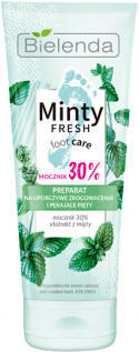 Bielenda Minty Fresh Preparat na uporczywe zrogowacenia i pękające pięty mocznik 30% 75 ml