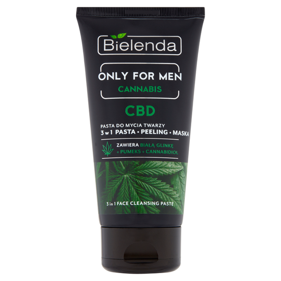 Bielenda Only for Men Cannabis CBD Pasta do mycia twarzy 150 g