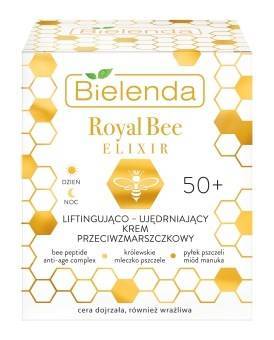 Bielenda Royal Bee Elixir 50+ Liftingująco-ujędrniający krem przeciwzmarszczkowy na dzień noc 50 ml