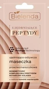 Bielenda Ujędrniające Peptydy Ujędrniająco-odżywcza maseczka przeciwzmarszczkowa 8 g