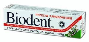 Biodent, pasta do zębów przeciw paradontozie, 125 g