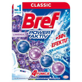 Bref WC Power Aktiv Lavender Zawieszka do muszli WC 50g