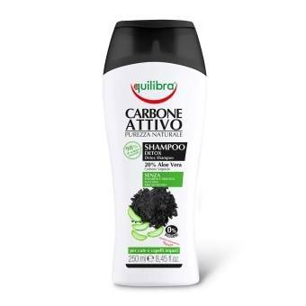 CARBONE ATTIVO Equilibra Oczyszczający szampon do włosów z aktywnym węglem 250 ml