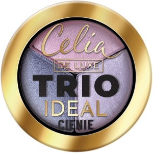 CELIA Cienie do Powiek Prasowane - De Luxe Trio Ideal -  301