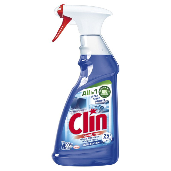 CLIN Multisurface Płyn do czyszczenia szkła i innych powierzchni 500 ml