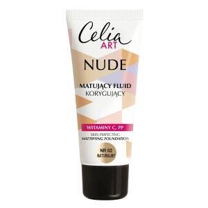 Celia Art Nude Fluid Podkład matujący do twarzy 02 Naturalny 30 ml