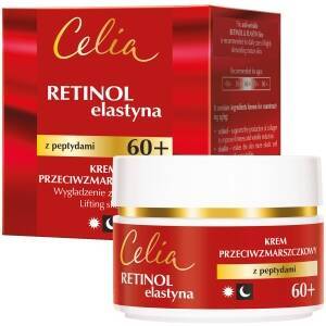 Celia Retinol & Elastyna 60+ Krem przeciwzmarszczkowy na dzień i noc 50 ml