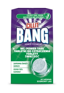 Cillit Bang Tabletki do czyszczenia toalety świeżość sosnowy las 135 g (6 x 22,5 g)