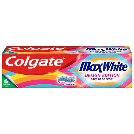 Colgate Max White Design Edition wybialająca pasta do zębów 75 ml