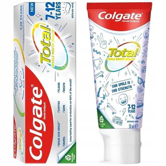 Colgate Total Junior 7-12 lat pasta do zębów dla dzieci 50 ml