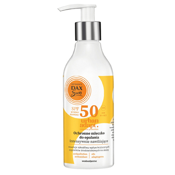 DAX SUN Ochronne mleczko do opalania intensywnie nawilżające SPF50 150ml