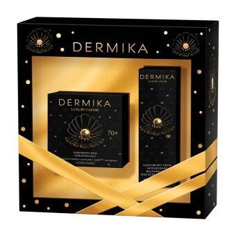 DERMIKA Luxury Caviar 70+ Zestaw Kawiorowy krem 50ml + Krem pod oczy 15ml