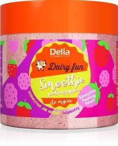 Dairy Fun Smoothie peelingujące do mycia dziewczyna jak malina 350 g