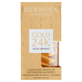 Dermika Luxury Gold Luksusowe serum 3D aktywator młodości na dzień i na noc 60 g