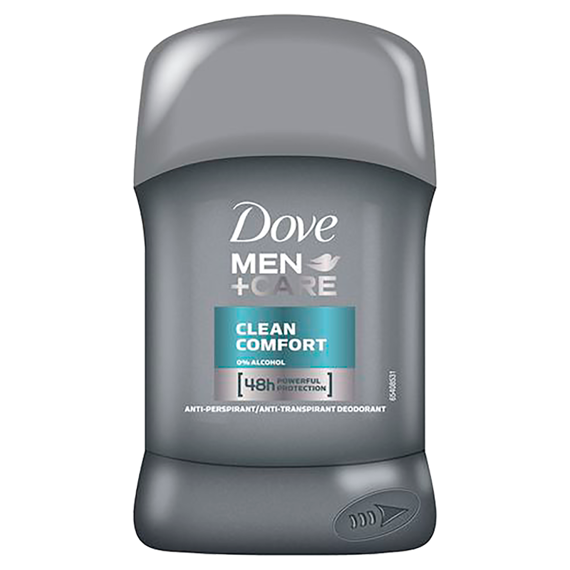 Dove Men+Care Clean Comfort Antyperspirant w sztyfcie 50 ml