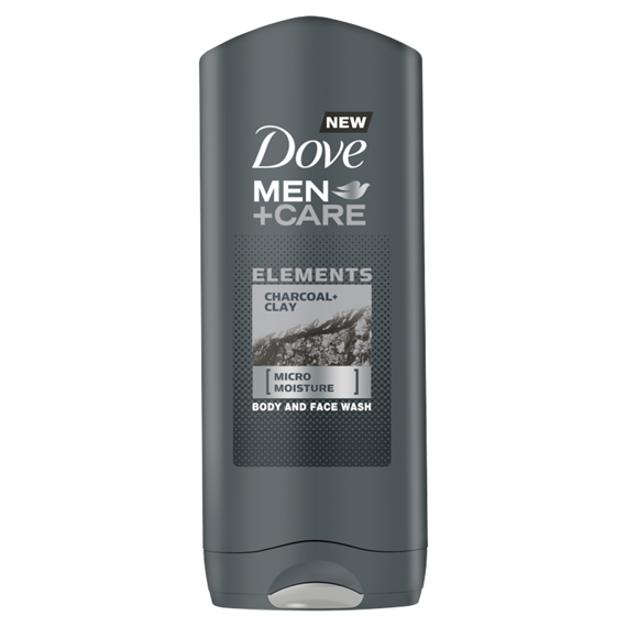 Dove Men+Care Elements Charcoal+Clay Żel pod prysznic 400 ml
