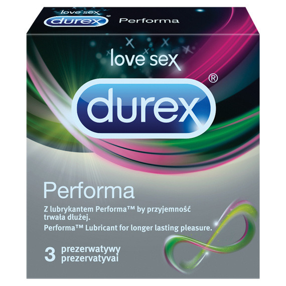 Durex Performa Prezerwatywy 3 sztuki