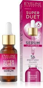 EVELINE Super Duet Serum liftingujące do twarzy 5% Peptydy Kolagen, 18ml