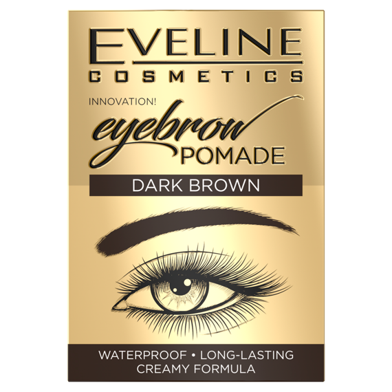 Eveline Cosmetics Dark Brown Pomada do brwi 4 g