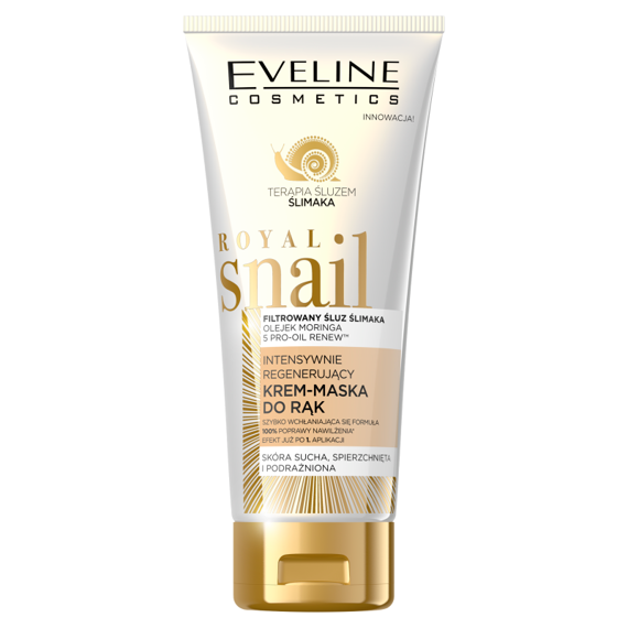 Eveline Cosmetics Royal Snail Intensywnie regenerujący krem-maska do rąk 100 ml