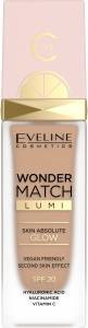 Eveline Cosmetics Wonder Match Lumi 25 Sand Beige podkład do twarzy 30 ml