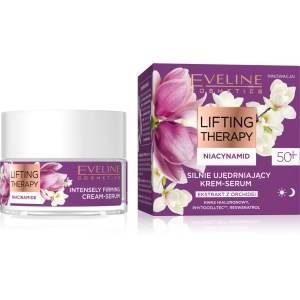 Eveline Lifting Therapy Niacynamid 50+ Silnie Ujędrniający Krem-serum na dzień i noc 50ml