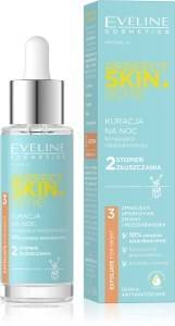 Eveline Perfect Skin.acne kuracja na noc korygująca niedoskonałości- 2 stopień złuszczania 30ml